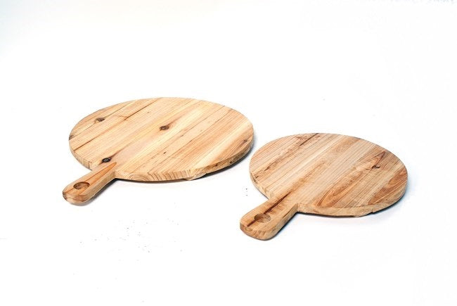 Round Natural Unfinished Cutting Board