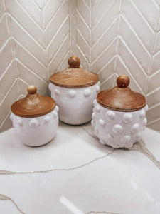 Raised Dotted Canister Set
